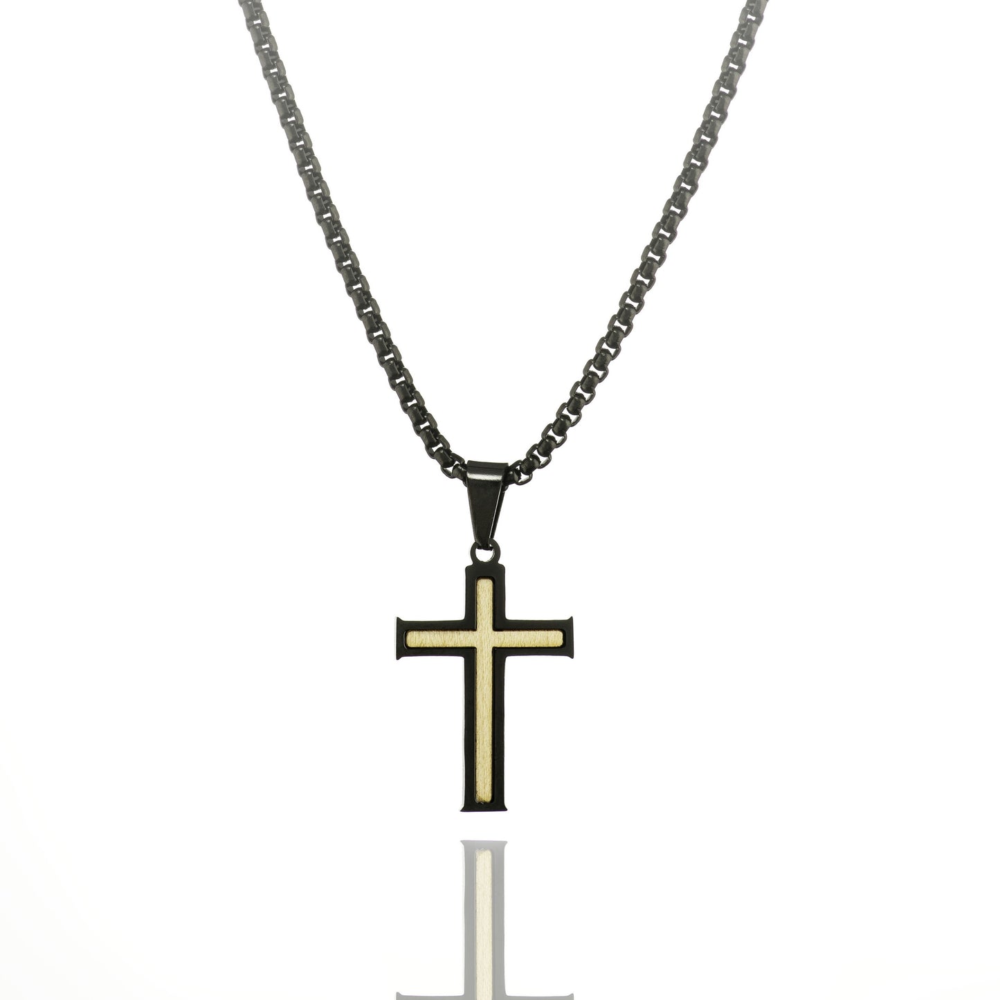 Maple Wood Inlay Cross