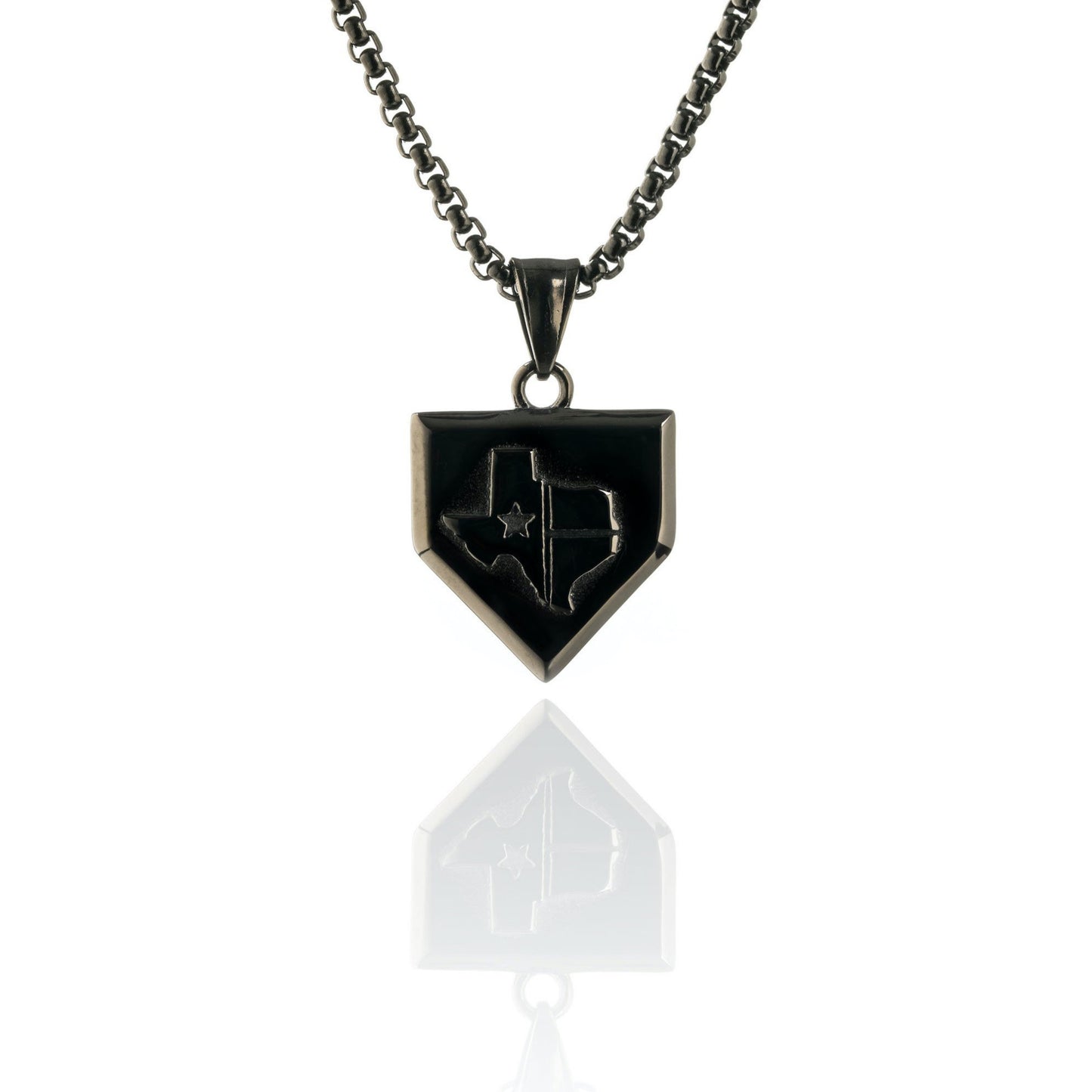 Texas State Home Plate Pendant