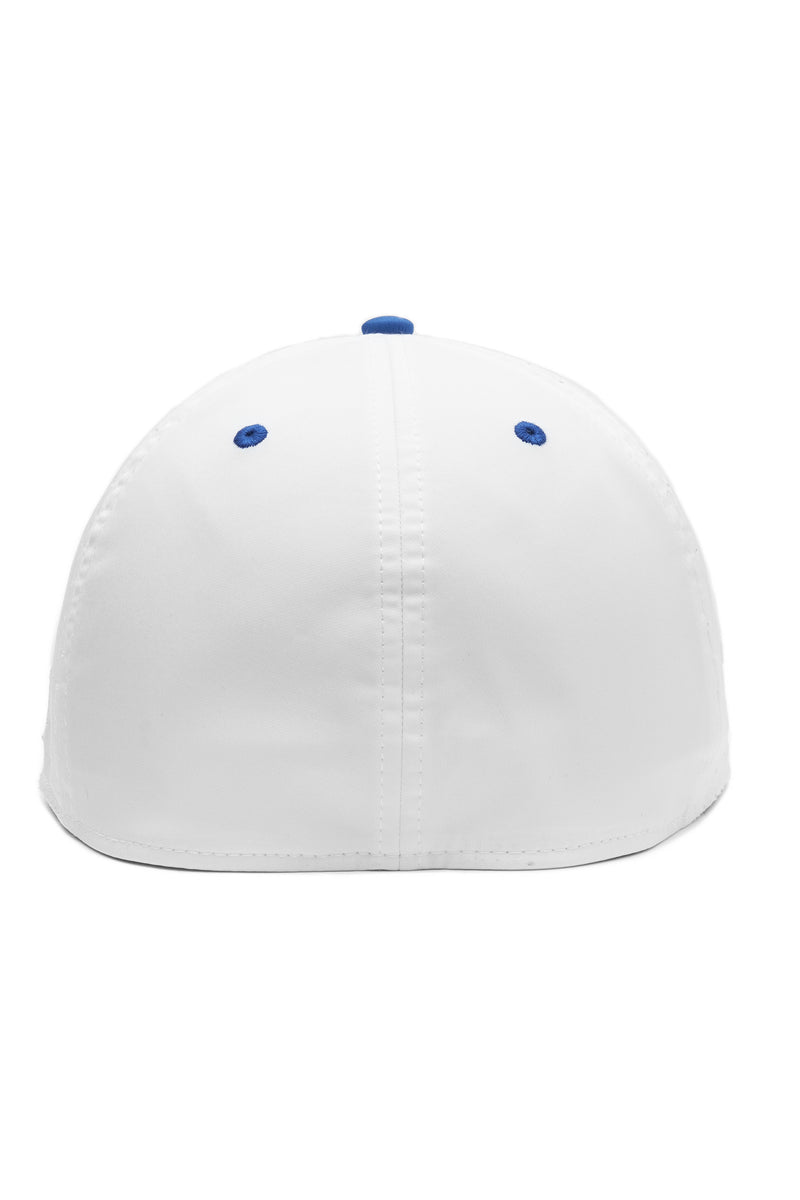 Flatbill Royal/White Flex Fit Cap Flatbill Baseball