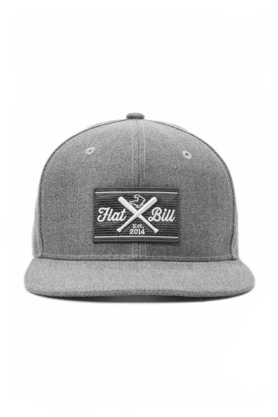 Flatbill "The Starter" Snapback All Grey Cap