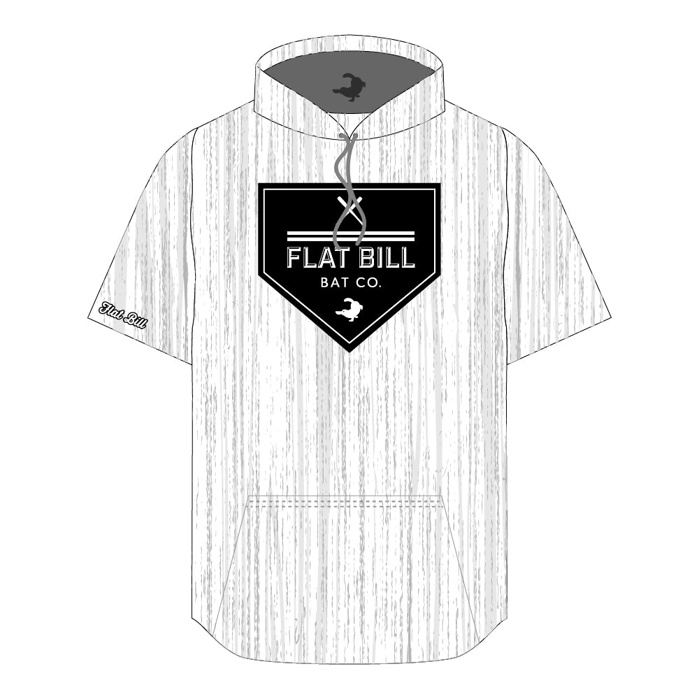 Wood Grain Bat Co  - Premium Sublimated Short Sleeve Hoodie